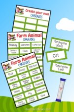 Fun Farm Animal Charades for Kids | Free Printable Game