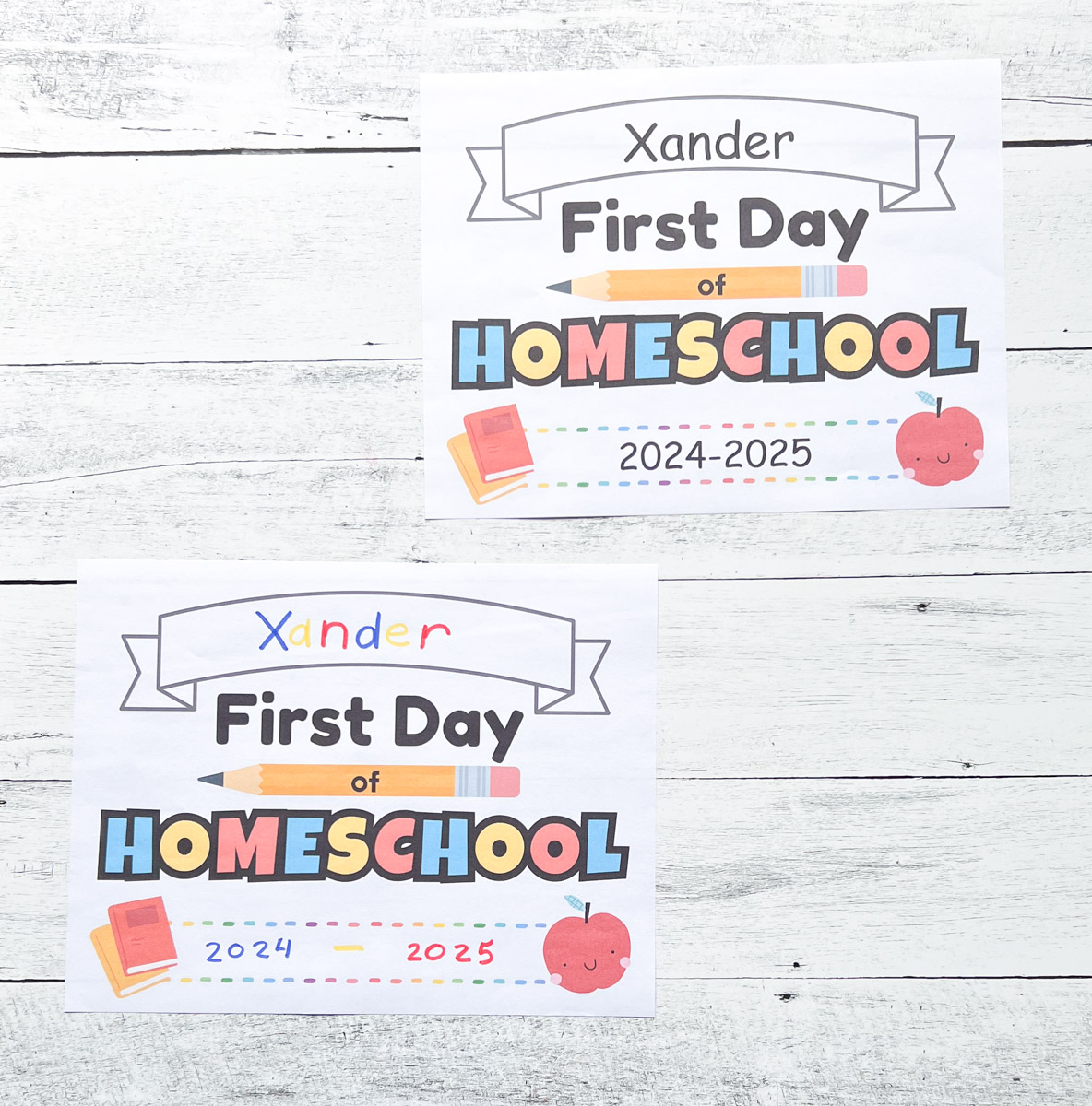 Free Printable First Day of Homeschool Sign free-printable-first-day-of-homeschool-sign